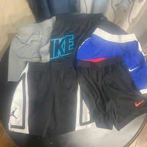 5 pairs of Nike and Jordan size 5 shorts